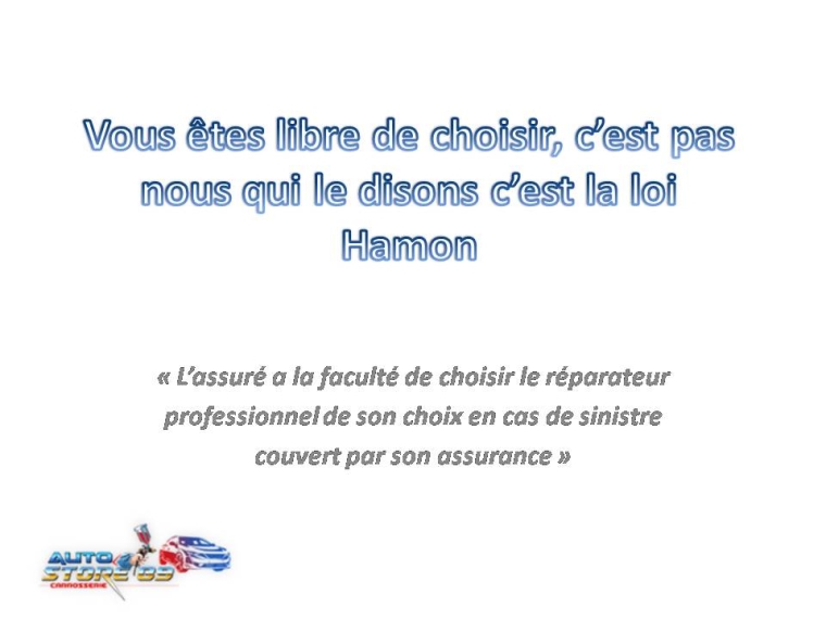 Vous êtes libre de choisir votre carrossier à Auxerre