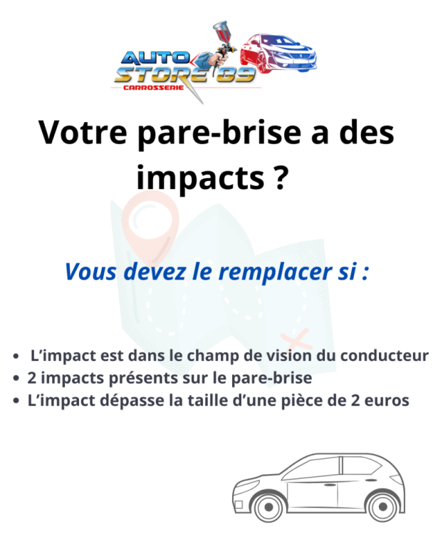Remplacer son pare-brise à la carrosserie Auto-Store 89 à Auxerre